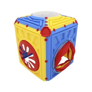Túnel E Cubo Infantil Retrátil E Portátil Belfix Colorido