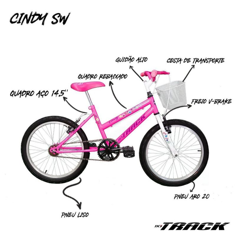 Bicicleta Track & Bikes Aro 20 Cindy