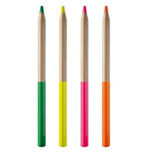 Lápis Marca Texto Tris Fluo Cores