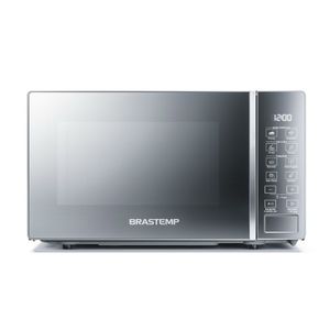 Micro-ondas 20L Funções Pré-preparo Inox Espelhado Brastemp 110V BMS20AR