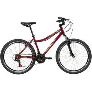 Bicicleta Caloi Rouge Aro 26 Com Freio V Brake Suspensão Dianteira E 21 Marchas Vinho