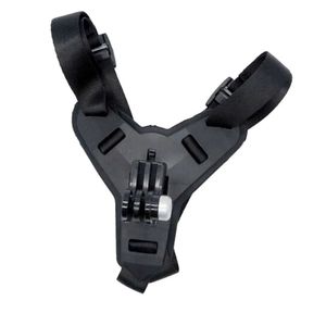 Fivela com Adaptador Capacete Queixeira para GoPro e Similares Cor Preto