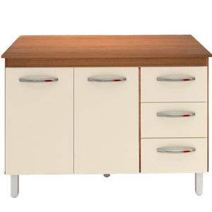 Balcao Com Tampo 120cm 9110x9300 Savana Off White Mobbs Savana Off White