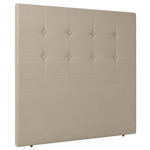 Cabeceira Cama Box Solteiro Luana 90cm Sintético Bege - Abmaza