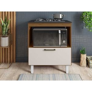 Balcão Cooktop Master Natura/off White