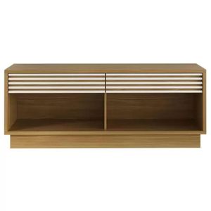 Rack Ra2003 2 Gavetas Tecnomobili Natural/off White Natural/off White
