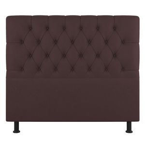 Cabeceira Cama Box Casal King Size Nice 195cm Sintético Marrom - Abmaza