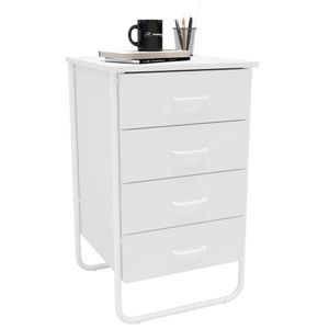 Gaveteiro Foster 4 Gavetas Politorno Branco Branco