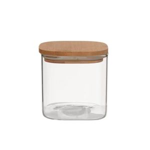 Porta Mantimentos Quadrado Em Vidro Borossilicato Mimo Style 650ml