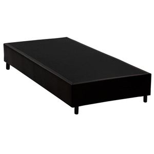Cama Box Base Solteiro Universal Courano Black (96X203X20) - Costa Rica