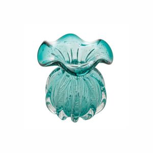 Vaso Em Vidro Italy Tiffany 11,5x13cm