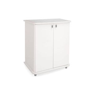 Balcão Lavanderia Multiuso Asm155 C/ 2 Portas Branco - Movelbento
