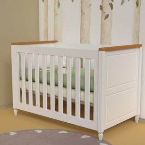 Berço Tudor Timber Branco/mel