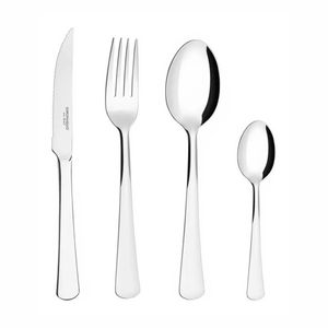 Faqueiro Em Inox Toronto Com 24 Peças Simonaggio