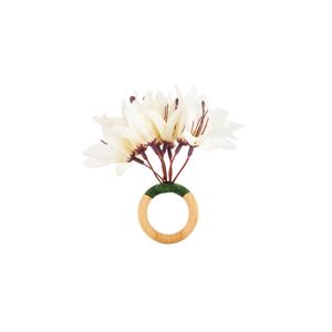 Porta Guardanapo Em Plástico Mini Lírio Off White Mameg