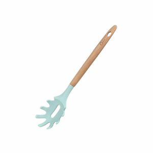 Pegador De Massa Em Madeira Com Silicone 33cm Water Blue Oxford