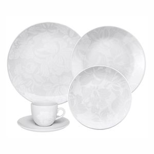Jogo De Jantar Em Porcelana Coup Com 30 Peças Oxford Blanc