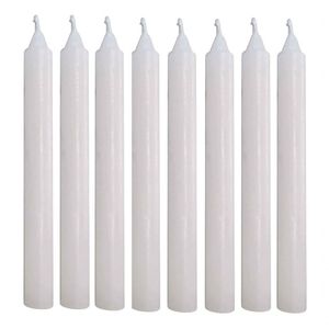 Vela Palito N5 ( 8 Unid.) - Varias Cores - 100% Parafina