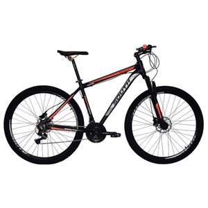 Bicicleta 21 Marchas - Aro 29 - Câmbio - Freios Hidráulicos - Preto/laranja 19 Preto/laranja 19