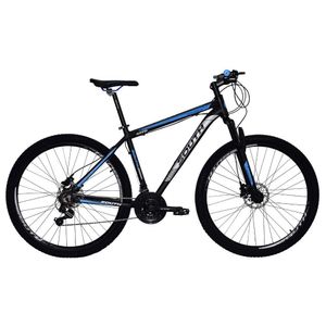 Bicicleta 21 Marchas - Aro 29 - Câmbio - Freios Hidráulicos - Preto/azul T17 Preto/azul T17