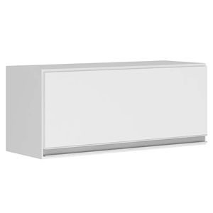 Kit área De Serviço E Lavanderia Com 02 Armários Aéreo 120cm E 80cm 100% Mdf Branco - Abmaza