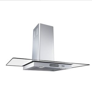 Coifa Vidro Reto Inox Duto Slim 90Cm 220V Nardelli Inox