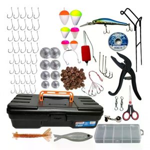 Conjunto Maleta Completa Com Acessórios De Pesca E Aventura