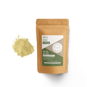 Máscara De Argila Natural - Verde Antioxidante - Auá Natural