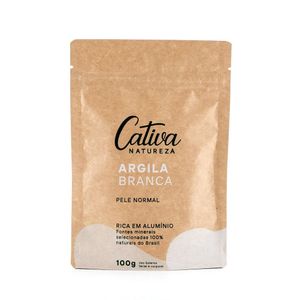 Máscara De Argila Natural - Branca - Cativa Natureza