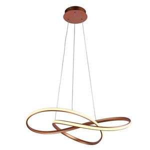 Pendente Atom 63x15cm 1 Led 36w 3000k 1188 Lúmens Hm019e Bella Iluminação Rosé Gold