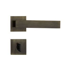 Fechadura Em Zamac Roseta Quadrada 411-55 Banheiro Retro Pado