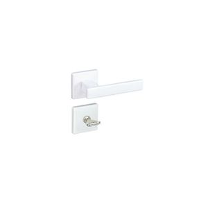 Fechadura 408 Roseta Quadrada Máquina 55 Branco Para Banheiro Pado