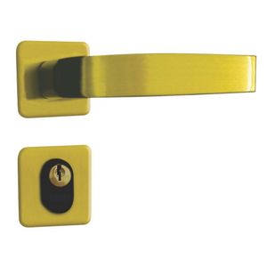 Fechadura Externa Espelho Aço 40mm Mgm Torino Roseta