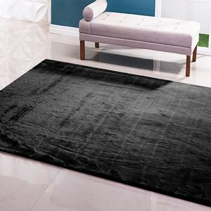 Tapete De Pele Bangor 180x250cm Preto