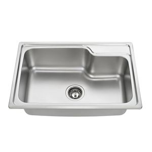 Cuba Para Cozinha Gourmet Pia Inox 68X45X22Cm Acetinado Ghelplus Inox