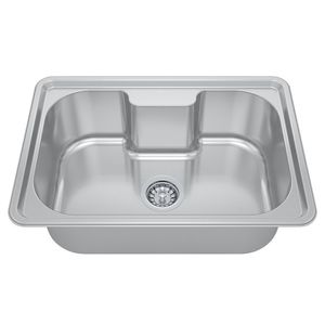 Cuba Para Cozinha Gourmet Pia Inox 63X44X20Cm Acetinado Ghelplus Inox