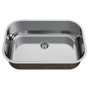 Cuba Para Cozinha Pia Inox N2 56X35X15Cm Alto Brilho Com Válvula Ghelplus Inox