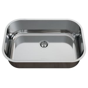 Cuba Para Cozinha Pia Inox N2 56X35X15Cm Alto Brilho Com Válvula Ghelplus Inox