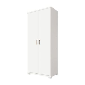 Armário Multiuso 2 Portas 188x76cm New Móveis Fazzio Branco
