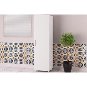 Armário Multiuso Casal Asm180 C/ 1 Porta Branco - Movelbento
