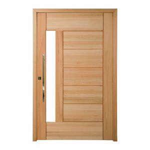 Porta Pivotante Maciça 214x107cm Eucalipto Pm76 Lira Cruzeiro Portas Nude