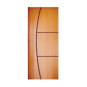 Folha De Porta 210x112cm Hdf Frisada Modelo 193 Mapaf Marrom Claro