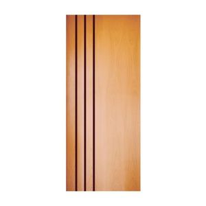 Folha De Porta 210x62cm Hdf Frisada Modelo 195 Mapaf Marrom Claro