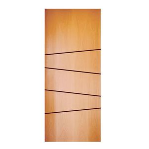 Folha De Porta 210x102cm Hdf Frisada Modelo 196 Mapaf Marrom Claro
