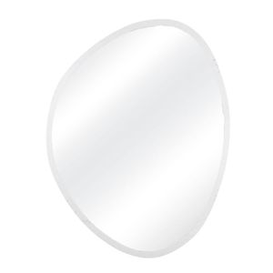 Espelho Decorativo Emoldurado Orgânico 50cm X 35cm E2g Design Branco