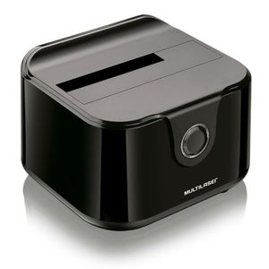 Docking Station Multilaser Para Hd 25´´/35´´ Sata Com 1 Baia Usb 3.0 Plug - Ga125 Ga125