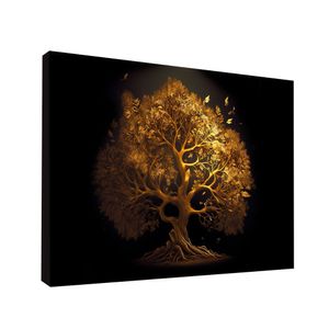 Quadro árvore Da Vida Gold -- Br Artes