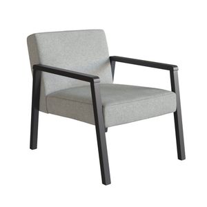 Poltrona Slim Preto/cinza Claro