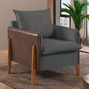 Poltrona Mm25 Martins Estofados Cinza Escuro