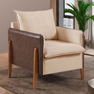 Poltrona Mm25 Martins Estofados Bege Claro